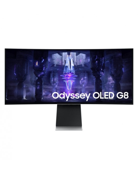 Samsung Odyssey Neo G8 LS34BG850SUXEN ÃƒÂ©cran plat de PC 86,4 cm (34") 3440 x 1440 pixels UltraWide Quad HD OLED Argent