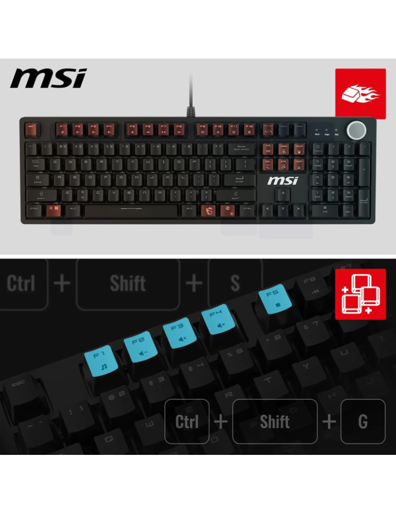 MSI FORGE GK320 RED FR | DOTIRI