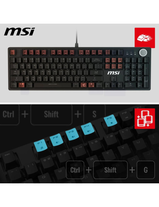 MSI FORGE GK320 RED FR | DOTIRI