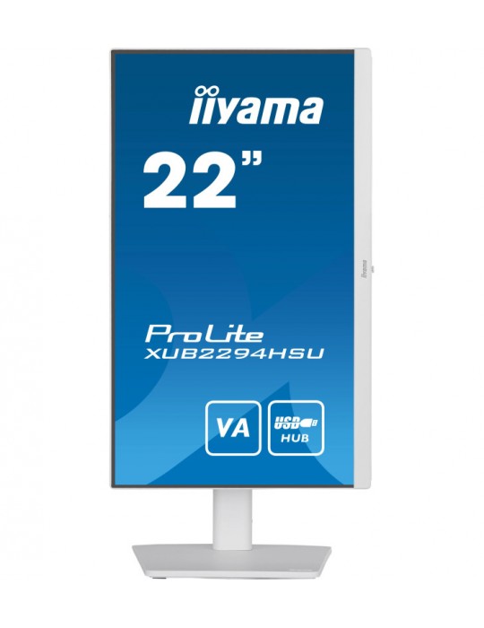 iiyama ProLite ÃƒÂ©cran plat de PC 54,6 cm (21.5") 1920 x 1080 pixels Full HD Blanc