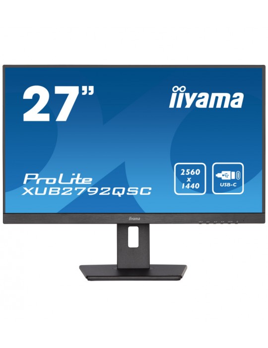 iiyama ProLite ÃƒÂ©cran plat de PC 68,6 cm (27") 2560 x 1440 pixels Wide Quad HD LED Noir