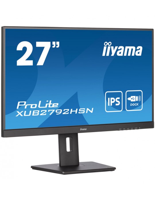 iiyama ProLite ÃƒÂ©cran plat de PC 68,6 cm (27") 1920 x 1080 pixels Full HD LED Noir