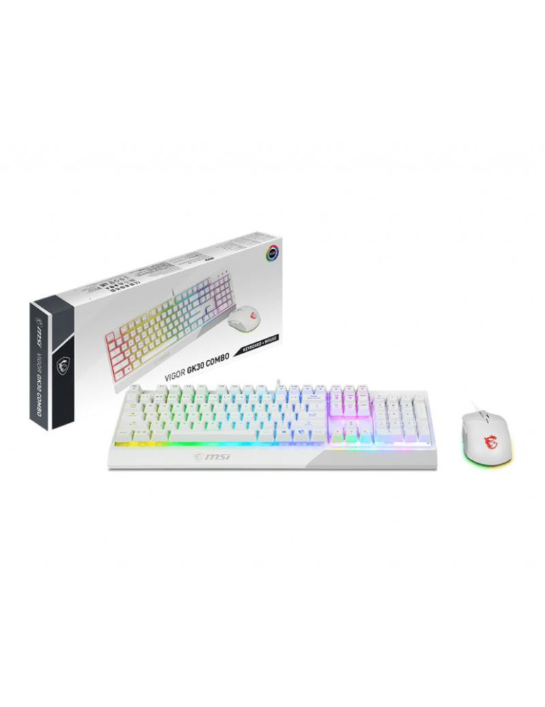 MSI VIGOR GK30 COMBO WHITE FR | DOTIRI
