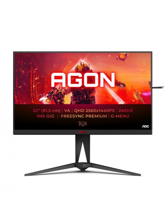 AOC AGON 5 AG325QZN/EU LED display 80 cm (31.5") 2560 x 1440 pixels Quad HD Noir