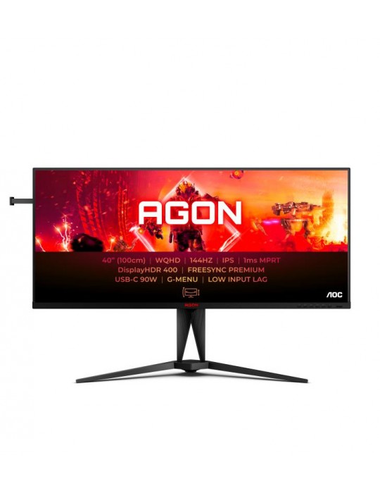 AOC AGON 5 AG405UXC ÃƒÂ©cran plat de PC 100,3 cm (39.5") 3440 x 1440 pixels Wide Quad HD LCD Noir