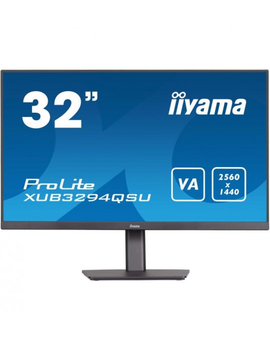 iiyama ProLite XUB3294QSU-B1 ÃƒÂ©cran plat de PC 80 cm (31.5") 2560 x 1440 pixels Wide Quad HD LCD Noir