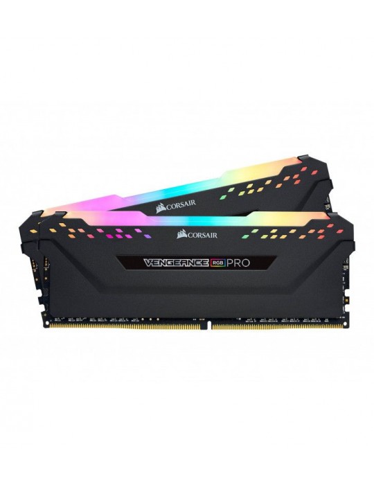 CORSAIR VENGEANCE RGB PRO 16GO DDR4 2666 ( 2x8GO) NOIR