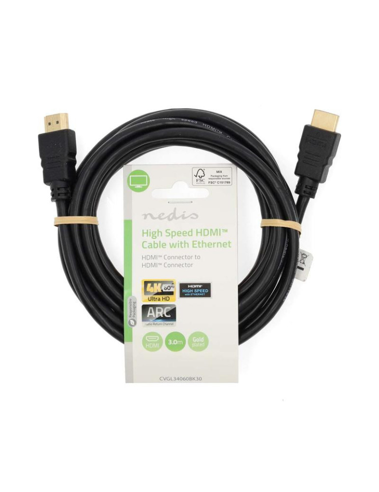 CABLE HDMI HIGH SPEED 3m | DOTIRI