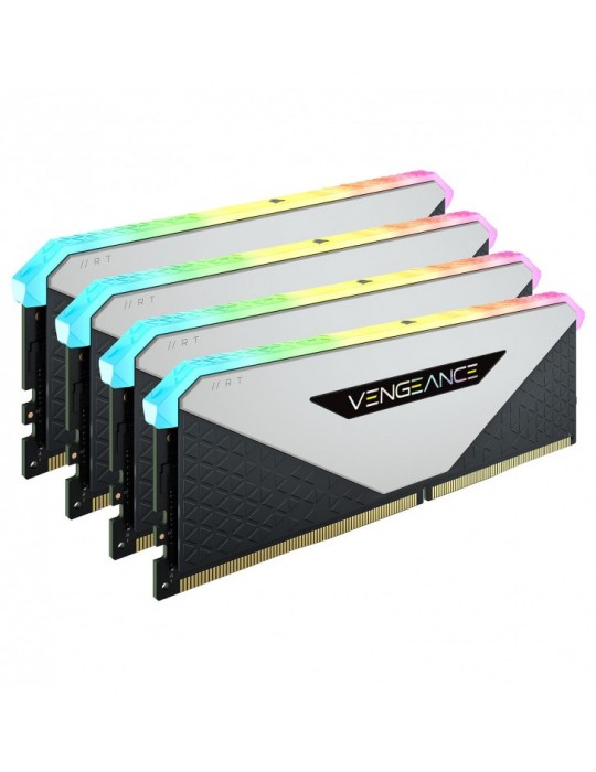 CORSAIR Vengeance RGB RT 32G (4x8G) DDR4 3200MHz White