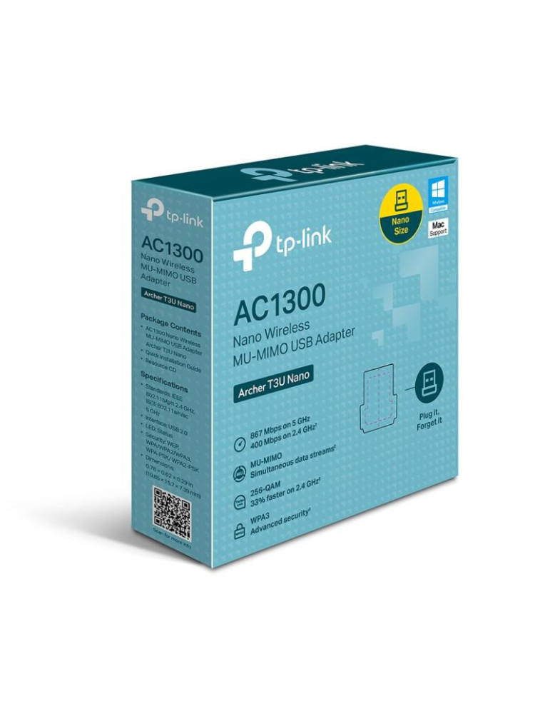 TP-Link Archer T3U Nano- Mini Adaptateur WiFi | DOTIRI