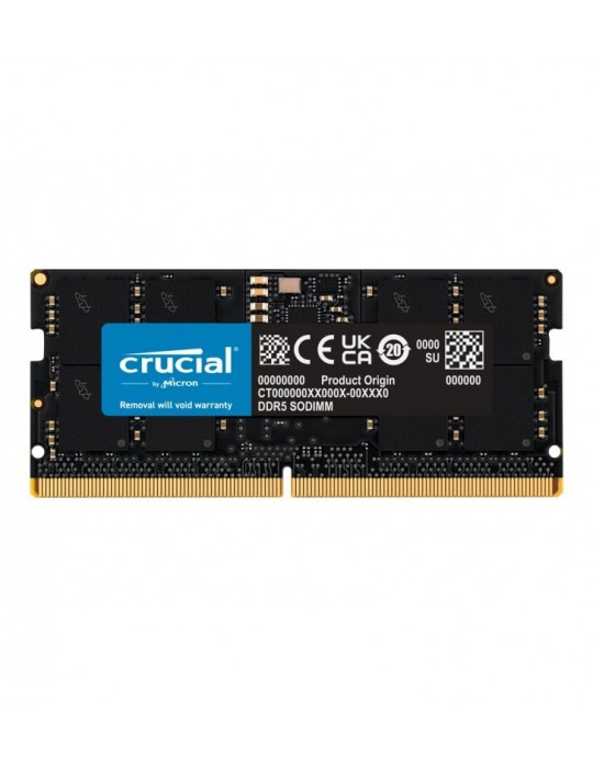 CRUCIAL SODIMM 16G (1x16G) DDR5-4800 *CT16G48C40S5