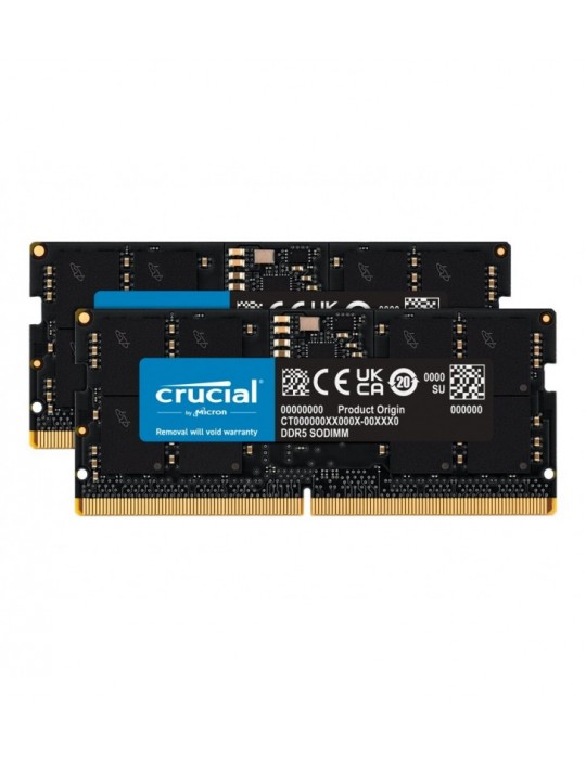 CRUCIAL SODIMM 32G (2x16G) DDR5-4800 *CT2K16G48C40S5