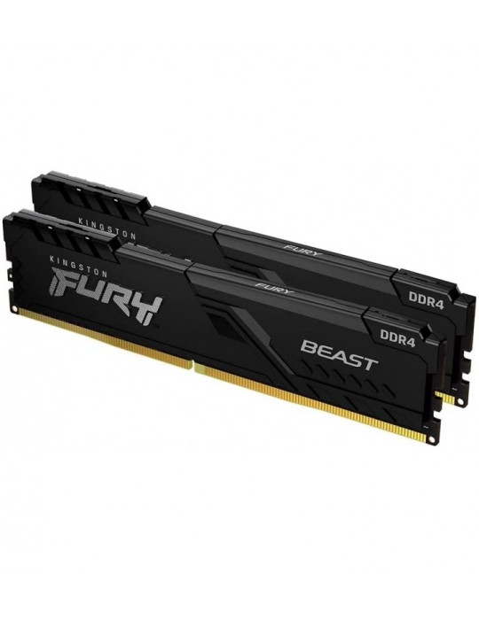 KINGSTON 16G (2x8G) D4 3200Mhz FURY Beast Black