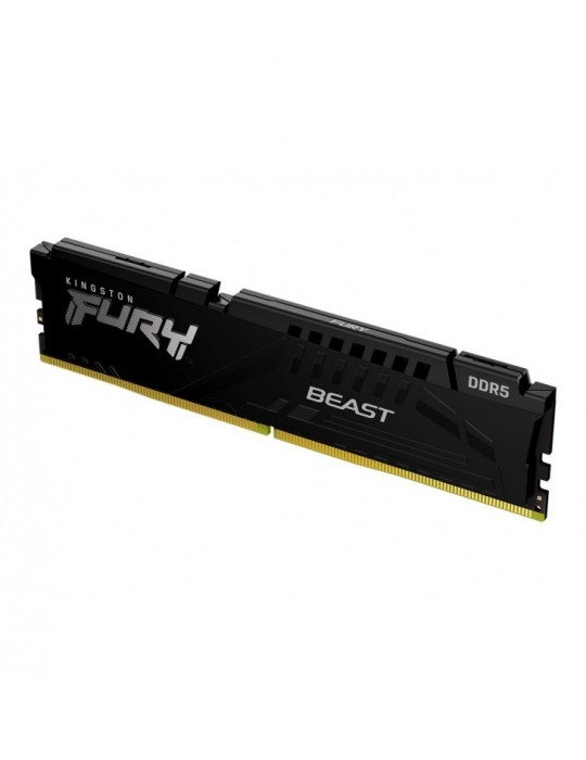 KINGSTON 16G (1x16G) D5 4800Mhz FURY Beast Black