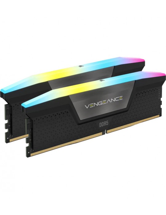 CORSAIR VENGEANCE RGB DDR5 6000 32GB (2X16G) NOIR