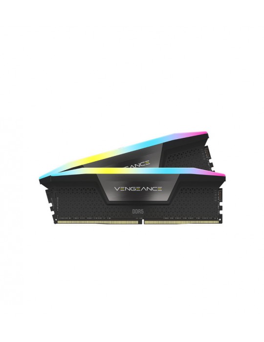 CORSAIR VENGEANCE RGB DDR5 5600 64GB (2X32G) NOIR