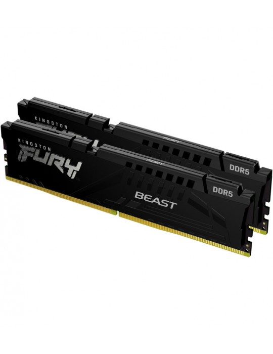 KINGSTON 64G (2x32G) D5 5200Mhz FURY BEAST BLACK XMP