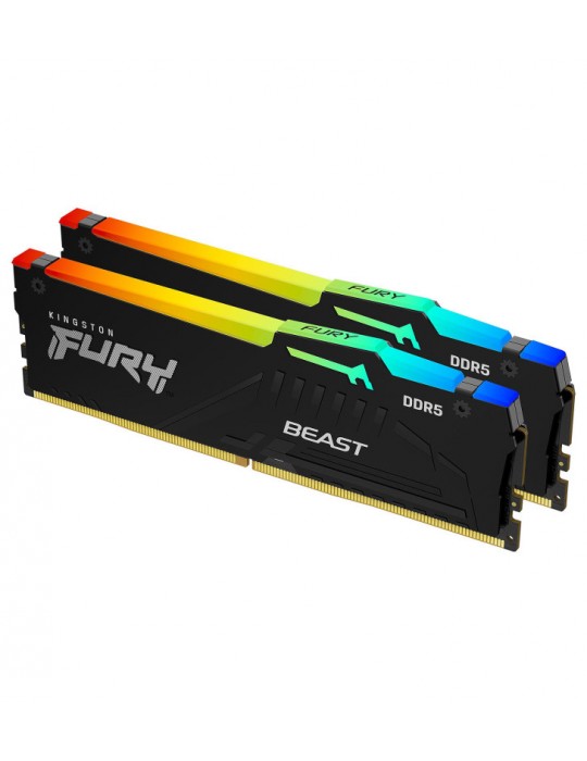 KINGSTON 16G (2x8G) D5 6000Mhz FURY BEAST RBG EXPO