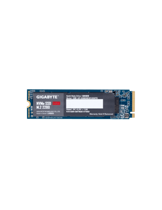 GIGABYTE NVMe SSD 512GB - M.2 2280 - PCIe 3.0