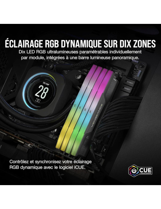 CORSAIR VENGEANCE RGB D5 560016GB (2 x 8GB) CL40 | DOTIRI