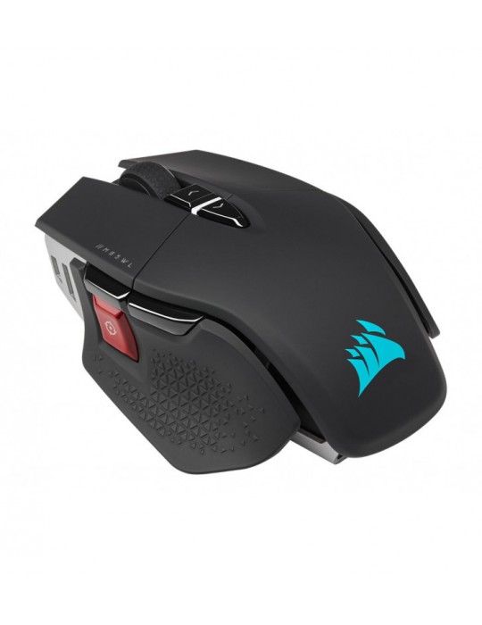 CORSAIR M65 RGB ULTRA SANS FIL SILVER ALU Noir