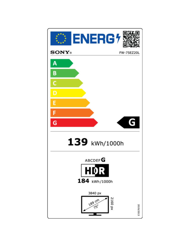 SONY 75" *FW-75EZ20L | DOTIRI