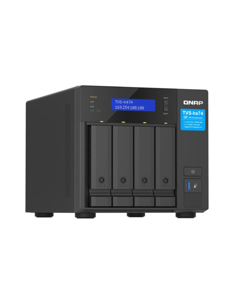 QNAP TVS-H474 NAS Tower Intel® Pentium® G7400 8 | DOTIRI