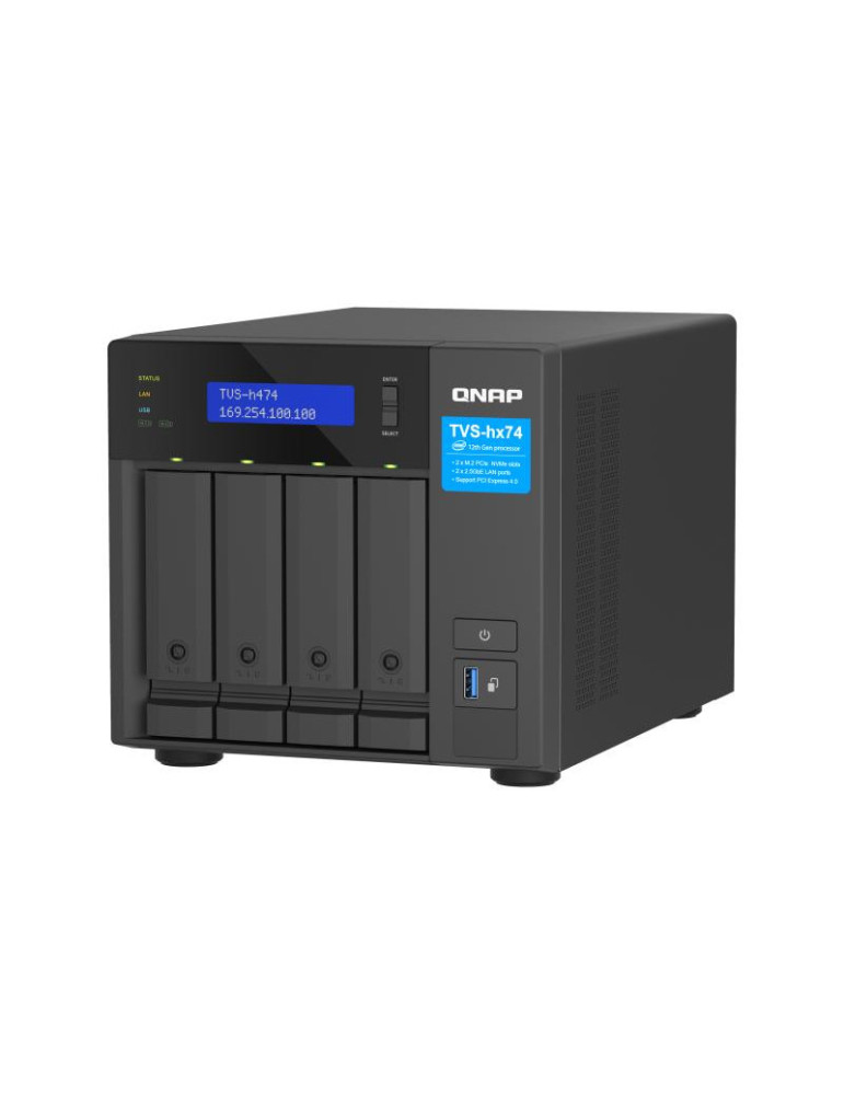 QNAP TVS-H474 NAS Tower Intel® Pentium® G7400 8 | DOTIRI
