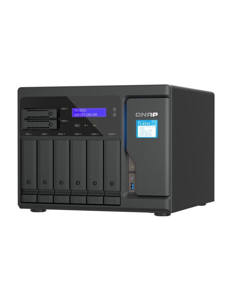 QNAP TS-855X SAN Tower Intel Atom® C5125 8 Go | DOTIRI