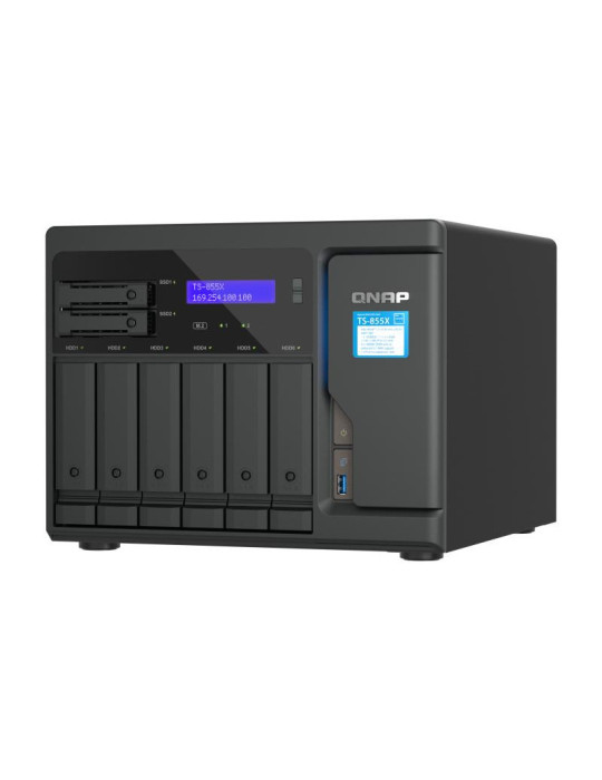 QNAP TS-855X SAN Tower Intel Atom® C5125 8 Go | DOTIRI
