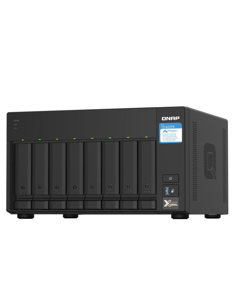 QNAP TS-832PX-4G Serveur NAS 8 Baies | DOTIRI