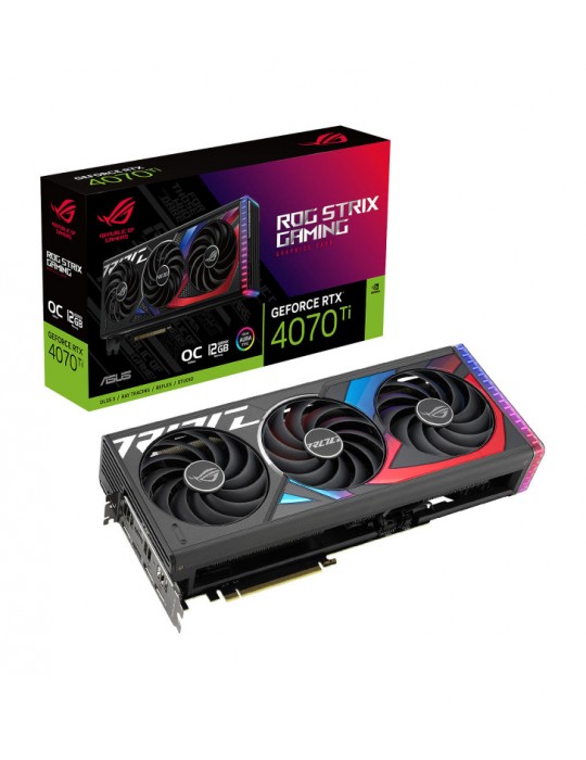 ASUS ROG -STRIX-RTX4070TI-O12G-GAMING NVIDIA GeForce RTX 4070 Ti 12 Go GDDR6X