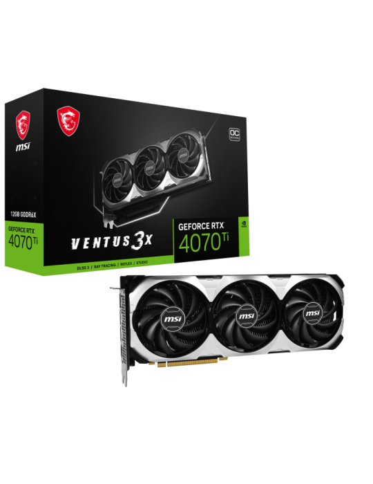 MSI GeForce RTX 4070 Ti VENTUS 3X 12G OC NVIDIA 12 Go GDDR6X