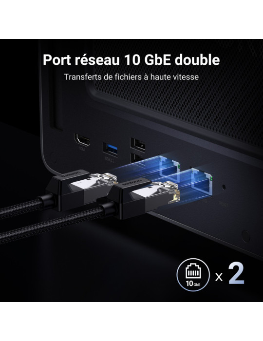 Ugreen 35127B serveur de stockage NAS Bureau | DOTIRI