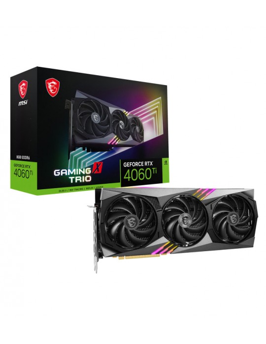 MSI GeForce RTX 4060 Ti GAMING X TRIO 8G NVIDIA 8 Go GDDR6