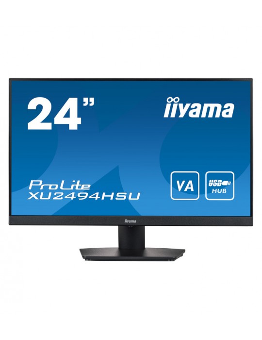 iiyama ProLite XU2494HSU-B2 ÃƒÂ©cran plat de PC 60,5 cm (23.8") 1920 x 1080 pixels Full HD LED Noir