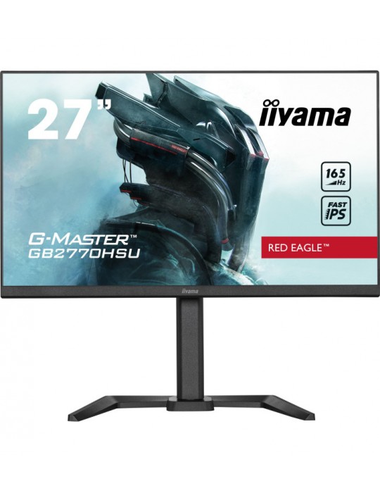 iiyama G-MASTER GB2770HSU-B5 ÃƒÂ©cran plat de PC 68,6 cm (27") 1920 x 1080 pixels Full HD LED Noir