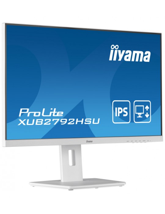 iiyama ProLite XUB2792HSU-W5 LED display 68,6 cm (27") 1920 x 1080 pixels Full HD Blanc