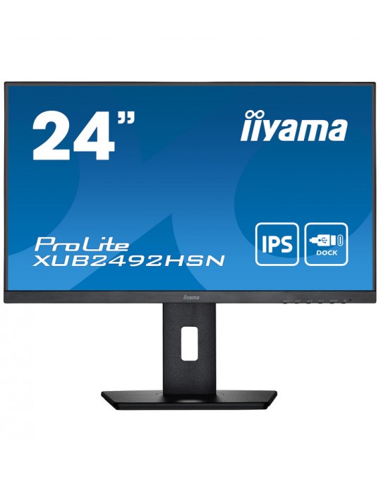 iiyama ProLite XUB2492HSN-B5 LED display 61 cm (24") 1920 x 1080 pixels Full HD Noir