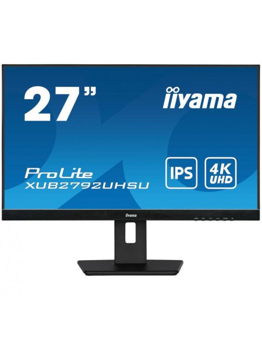 iiyama ProLite XUB2792UHSU-B5 ÃƒÂ©cran plat de PC 68,6 cm (27") 3840 x 2160 pixels 4K Ultra HD LED Noir