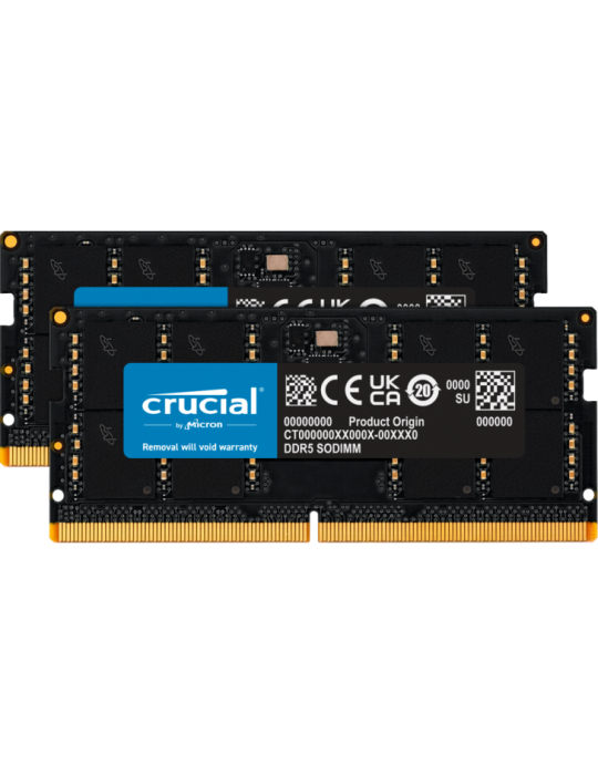 CRUCIAL SODIMM 64G (2x32G) DDR5-5200 *CT2K32G52C42S5