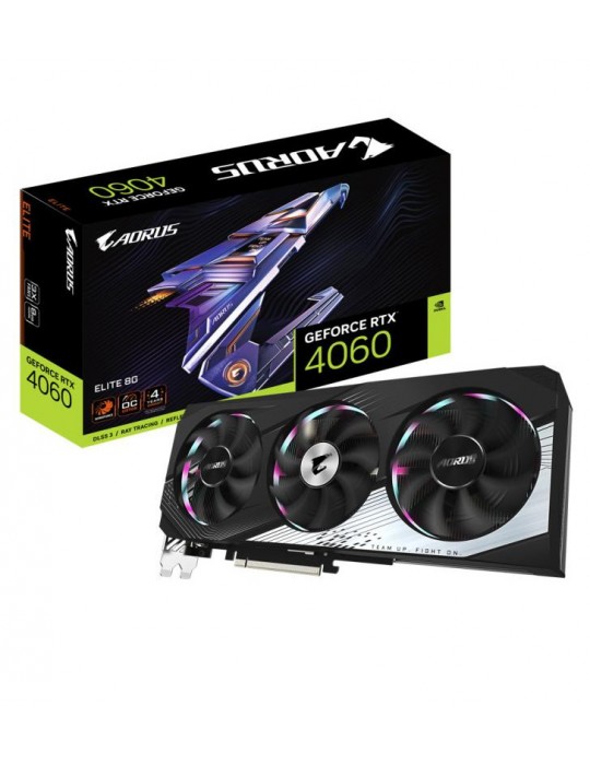 Gigabyte AORUS GeForce RTX 4060 ELITE 8G NVIDIA 8 Go GDDR6