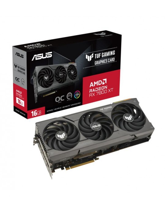 ASUS TUF Gaming TUF-RX7800XT-O16G-GAMING AMD Radeon RX 7800 XT 16 Go GDDR6