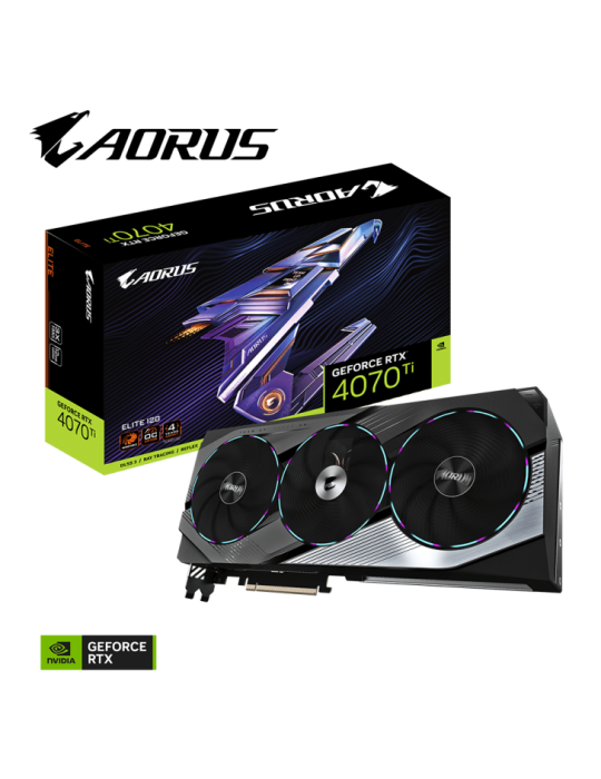 Gigabyte AORUS GeForce RTX 4070 Ti ELITE 12G NVIDIA 12 Go GDDR6X