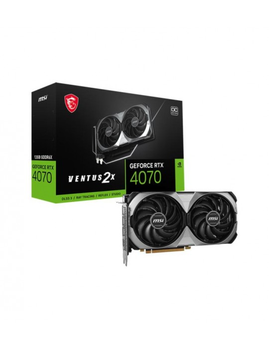 MSI GeForce RTX 4070 VENTUS 2X E 12G OC NVIDIA 12 Go GDDR6X