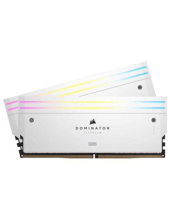 CORSAIR DOM. TITANIUM White Heat. RGB LED D5 7000 32G (2x16G)