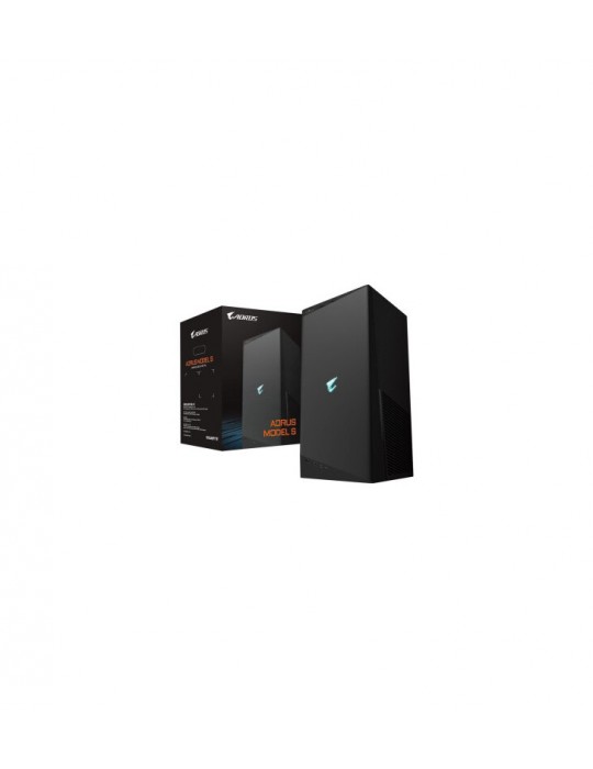 Gigabyte AORUS MODEL S 12th SFF Intel® Core? i7 i7-12700K 32 Go DDR5-SDRAM 2 To SSD NVIDIA GeForce RTX 3070 PC Noir