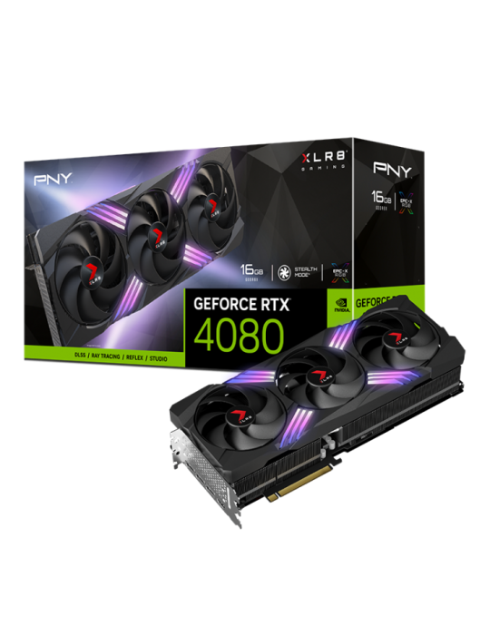 PNY GEFORCE RTX 4080 16GBXLR8 Gaming VERTO Edition DLSS 3