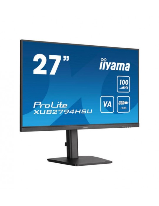 iiyama ProLite XUB2794HSU-B6 écran plat de PC 68,6 cm (27") 1920 x 1080 pixels Full HD Noir