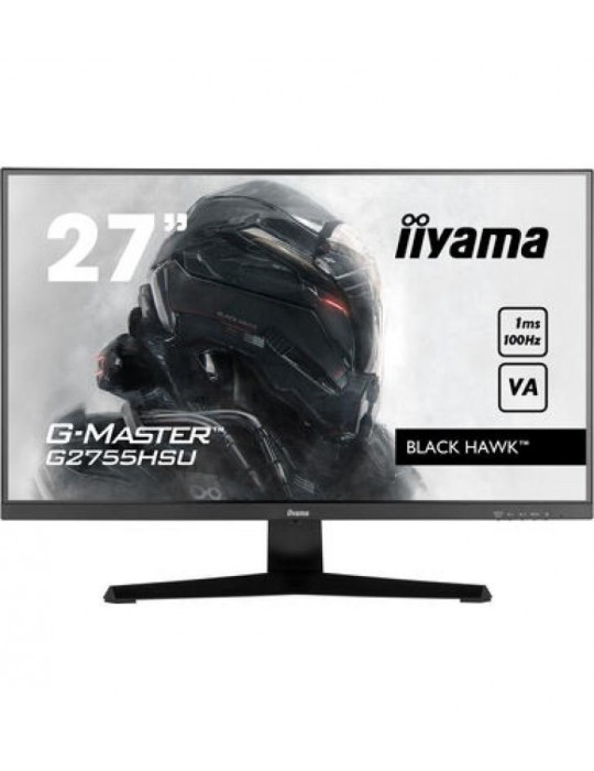 iiyama G-MASTER G2755HSU-B1 écran plat de PC 68,6 cm (27") 1920 x 1080 pixels Full HD Noir